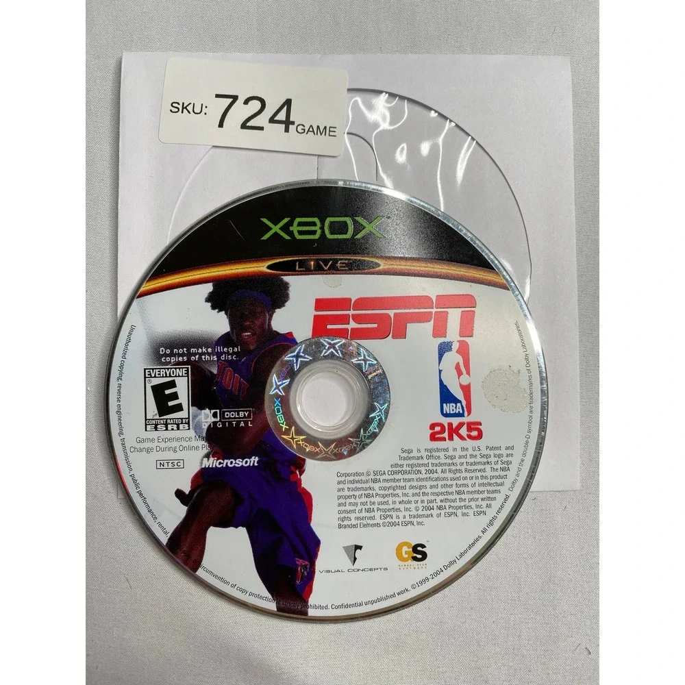 ESPN NBA 2K5 Microsoft Xbox